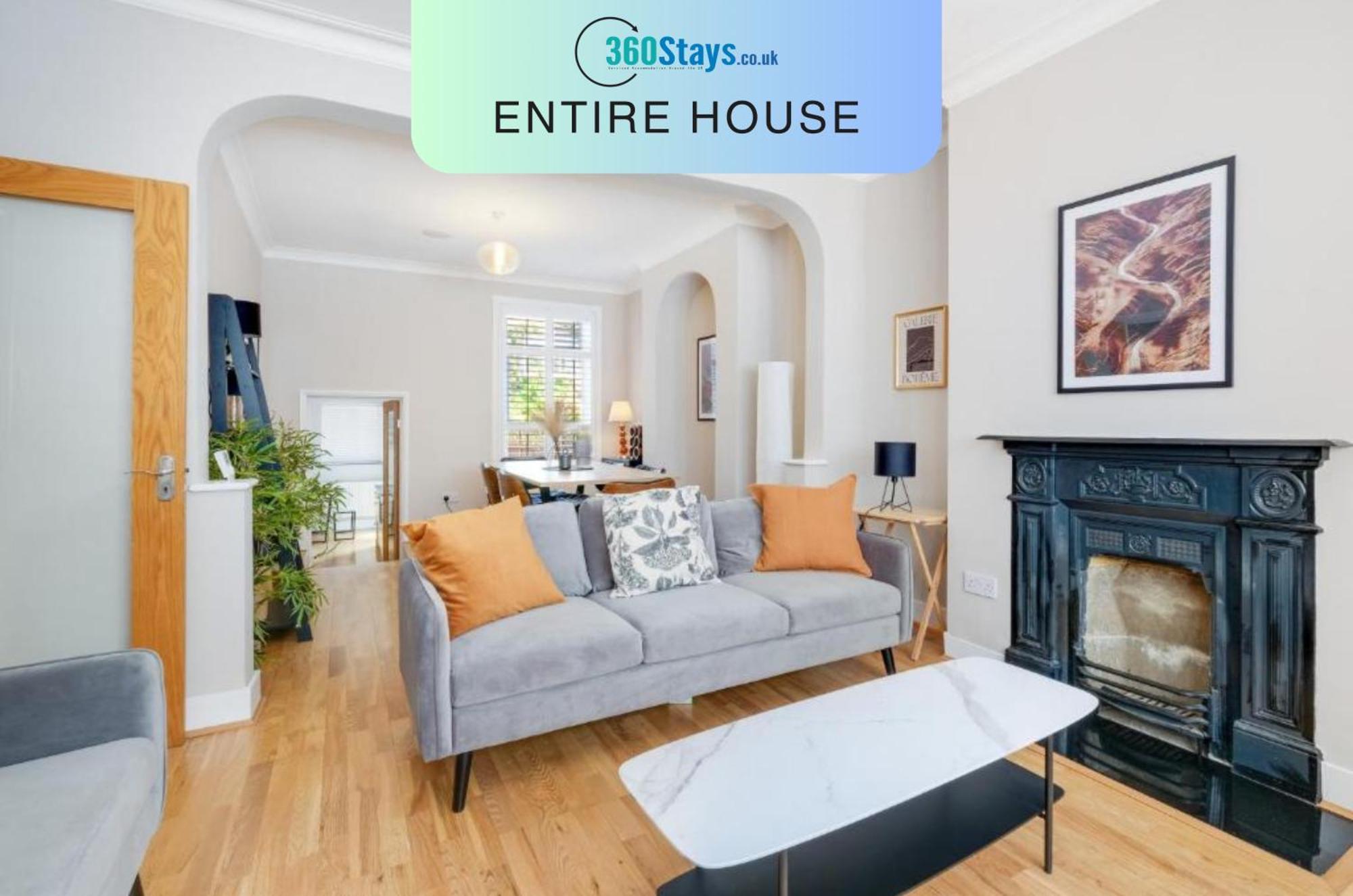 Luxury 3 Bedroom 2 Bathroom House, Fulham By 360Stays London Ngoại thất bức ảnh